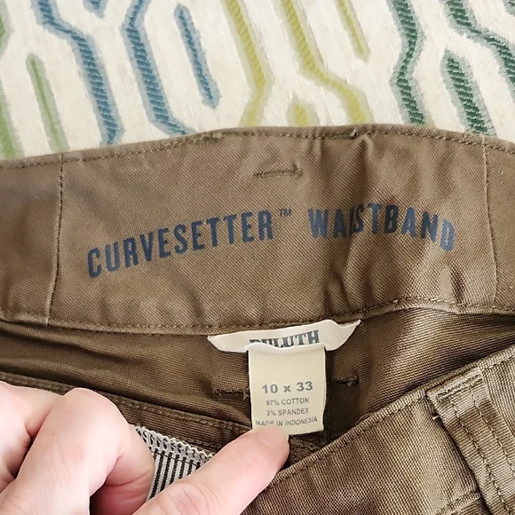 Women's Brown Cargo Pants - Picture 2 of 2